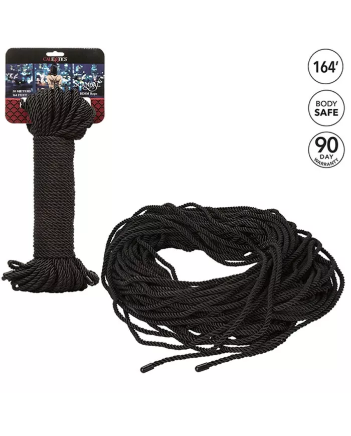 CALEXOTICS - SCANDAL CORDE BDSM NOIRE 50 M CALEXOTICS - SCANDAL CORDE BDSM NOIRE 50 M