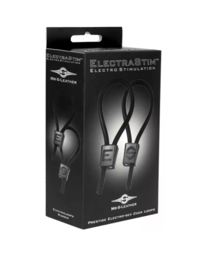 ELECTRASTIM - PRESTIGE ELECTRA LOOPS ANNEAUX PÉNIENS RÉGLABLES NOIRS