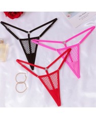 CHILIROSE - CR 4856 MICRO STRING RÉSILLE ROUGE S/M
