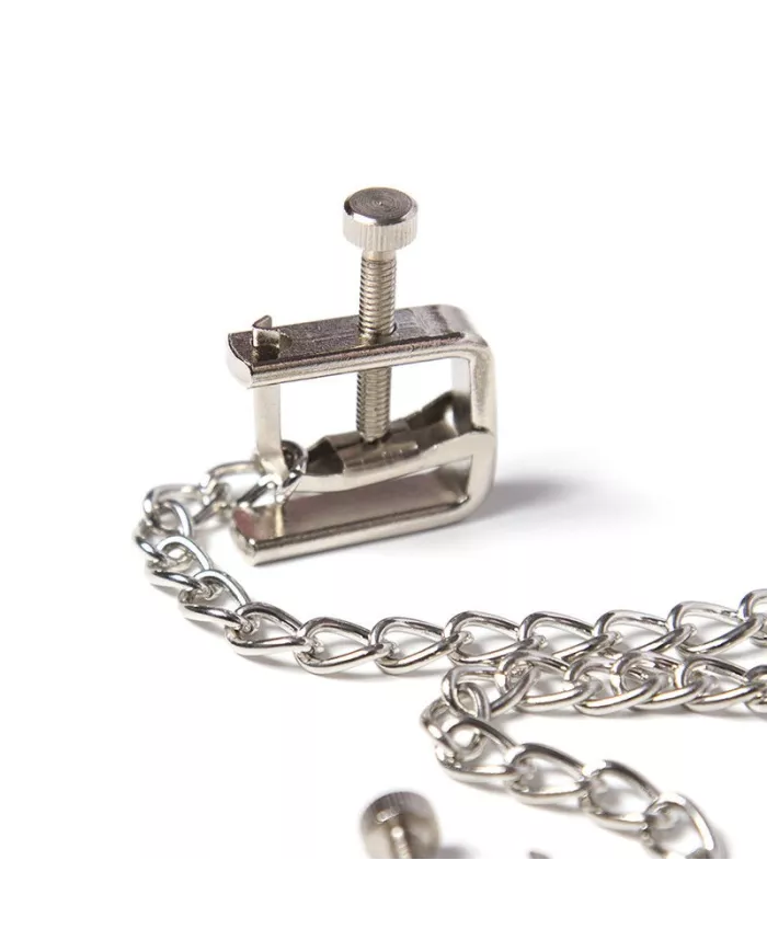 OHMAMA FETISH - PINCES  VIS EN MÉTAL AVEC CHAÎNE OHMAMA FETISH - PINCES  VIS EN MÉTAL AVEC CHAÎNE