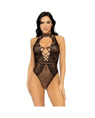 LEG AVENUE - BODY GILET EN RÉSILLE ET DENTELLE TAILLE UNIQUE