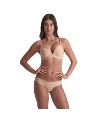 BYE-BRA - PACK 2 TANGAS INVISIBLES BEIGE Y NEGRO TALLA S