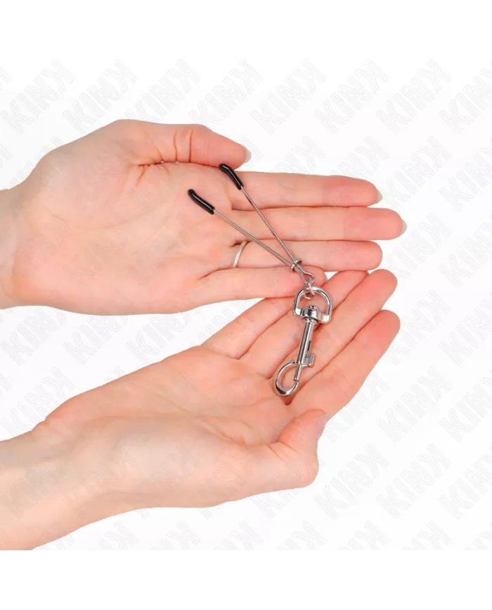 KINK - PINCE À METON CROCHET FIN ARGENT 7 CM