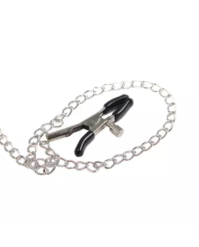 SUBBLIME - 953720 PINCES À SEINS EN CUIR BONDAGE NOIRES TAILLE UNIQUE SUBBLIME - 953720 PINCES À SEINS EN CUIR BONDAGE NOIRES TAILLE UNIQUE