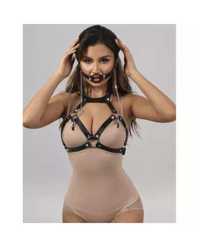 SUBBLIME - 953720 PINCES À SEINS EN CUIR BONDAGE NOIRES TAILLE UNIQUE SUBBLIME - 953720 PINCES À SEINS EN CUIR BONDAGE NOIRES TAILLE UNIQUE