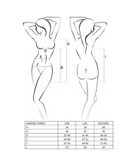 PASSION - FEMME MADDIE CORSET NOIR TAILLE S/M