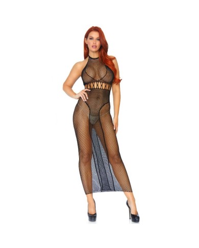 LEG AVENUE - ROBE SANS DOS DOUBLE FILET LISSE