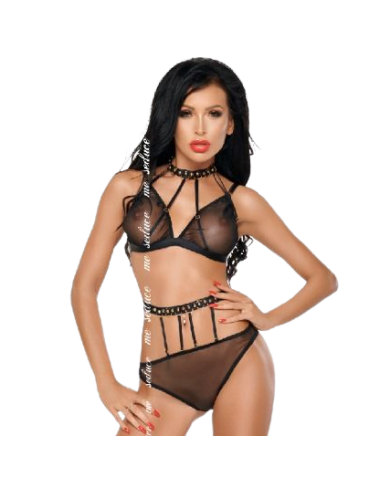 ME-SEDUCE - DOTTY ENSEMBLE DEUX PIÈCES NOIR S/M