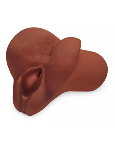 PDX PLUS - MASTURBATEUR DOUBLE MARRON CHOISISSEZ VOTRE PLAISIR