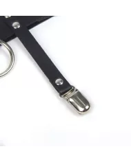 SUBBLIME - 953744 JARRETELLE PUNK EN CUIR AJUSTABLE NOIR TAILLE UNIQUE