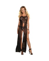 SUBBLIME - DRESSES ENSEMBLE ROBE ET THONG NOIR S / M