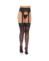 LEG AVENUE - BAS JARRETELLES OPAQUE TAILLE UNIQUE