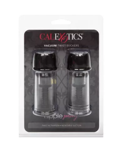 CALEXOTICS - VACCUM TWIST ONDES STIMULANTES POUR TÉTONS NOIRS