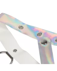 SUBBLIME - 953737 HARNAIS DE POITRINE AVEC ANNEAUX ET CHAÎNES ARGENT TAILLE UNIQUE