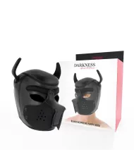 DARKNESS - MASQUE POUR CHIEN EN NÉOPRÈNE AVEC MUSEAU AMOVIBLE L DARKNESS - MASQUE POUR CHIEN EN NÉOPRÈNE AVEC MUSEAU AMOVIBLE L