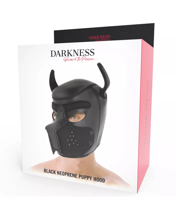 DARKNESS - MASQUE POUR CHIEN EN NÉOPRÈNE AVEC MUSEAU AMOVIBLE L DARKNESS - MASQUE POUR CHIEN EN NÉOPRÈNE AVEC MUSEAU AMOVIBLE L