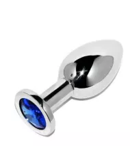 METAL HARD - PLUG ANAL BLEU DIAMANT PETIT 5,71CM METAL HARD - PLUG ANAL BLEU DIAMANT PETIT 5,71CM