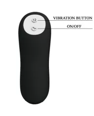 PRETTY LOVE - PLUG ANAL SILICONE EXTRA STIMULATION ET 12 MODES DE VIBRATION NOIR PRETTY LOVE - PLUG ANAL SILICONE EXTRA STIMULATION ET 12 MODES DE VIBRATION NOIR
