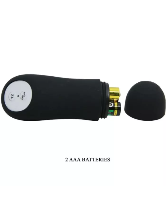 PRETTY LOVE - PLUG ANAL SILICONE EXTRA STIMULATION ET 12 MODES DE VIBRATION NOIR PRETTY LOVE - PLUG ANAL SILICONE EXTRA STIMULATION ET 12 MODES DE VIBRATION NOIR