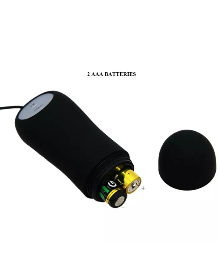 PRETTY LOVE - PLUG ANAL FORME DANCRE SILICONE 12 MODES DE VIBRATION NOIR PRETTY LOVE - PLUG ANAL FORME DANCRE SILICONE 12 MODES DE VIBRATION NOIR