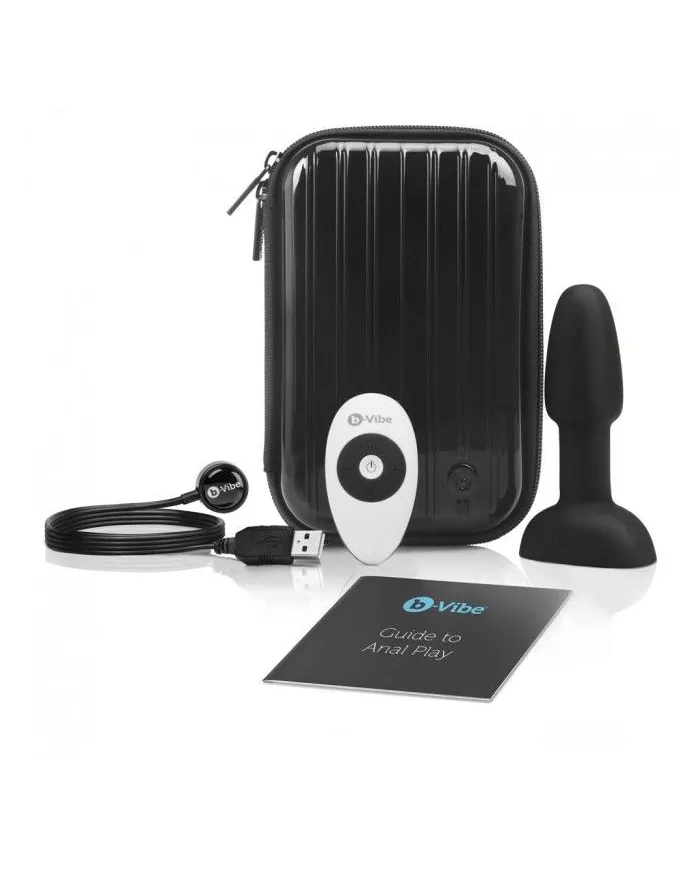 B-VIBE - RIMMING TÉLÉCOMMANDE PLUG ANAL PETITE NOIR B-VIBE - RIMMING TÉLÉCOMMANDE PLUG ANAL PETITE NOIR