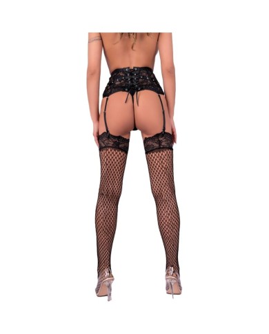 LIVCO CORSETTI FASHION - Bas Ponczochy Aufdaria noirs S/M