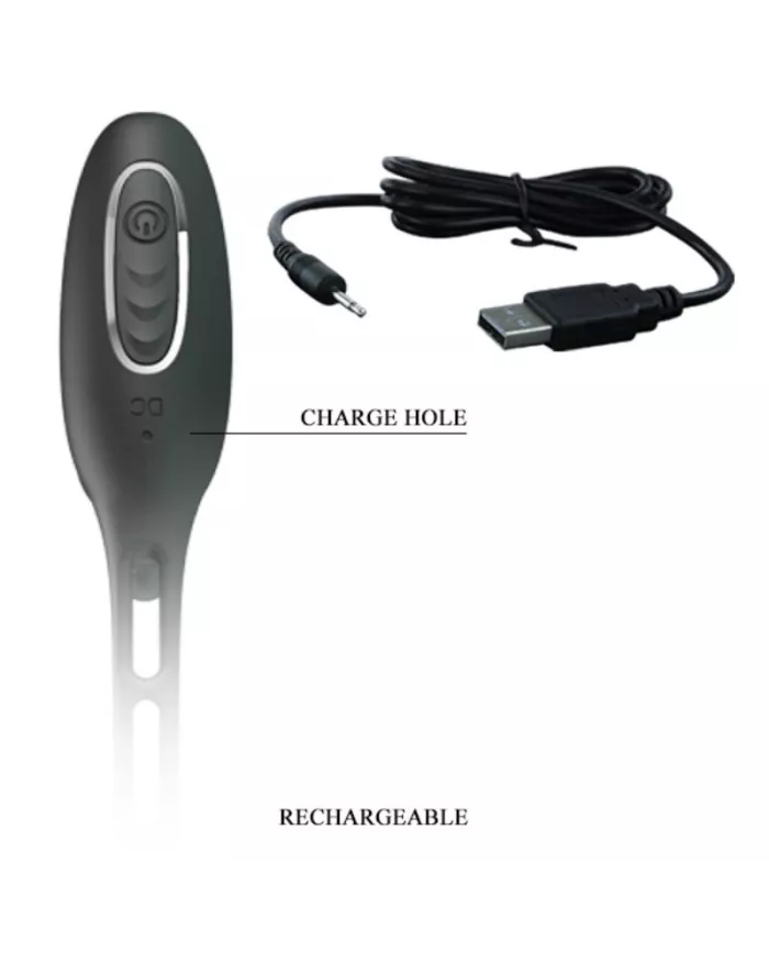 PRETTY LOVE - ANNEAUX PÉNIS AVEC PLUG VIBRATEUR PRETTY LOVE - ANNEAUX PÉNIS AVEC PLUG VIBRATEUR