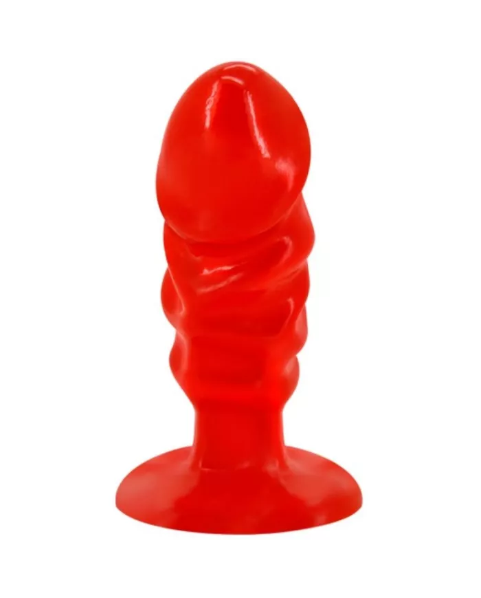 BAILE - PLUG ANAL UNISEXE AVEC VENTOUSE ROUGE BAILE - PLUG ANAL UNISEXE AVEC VENTOUSE ROUGE