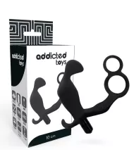 ADDICTED TOYS - PLUG ANAL AVEC DOUBLE ANNEAU PÉNIS ET TESTICULES NOIR ADDICTED TOYS - PLUG ANAL AVEC DOUBLE ANNEAU PÉNIS ET TESTICULES NOIR