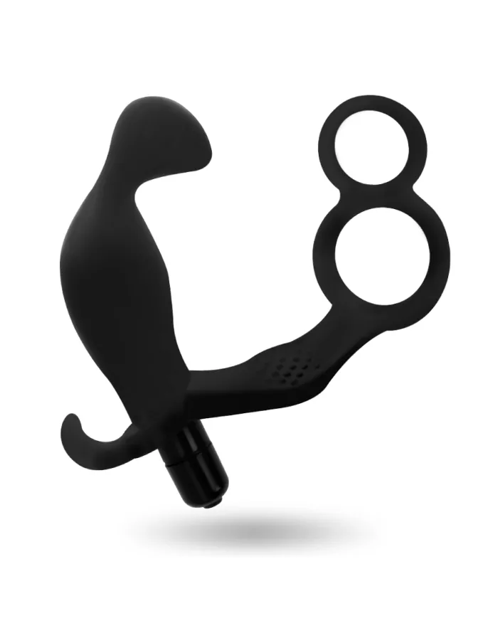 ADDICTED TOYS - PLUG ANAL AVEC DOUBLE ANNEAU PÉNIS ET TESTICULES NOIR ADDICTED TOYS - PLUG ANAL AVEC DOUBLE ANNEAU PÉNIS ET TESTICULES NOIR