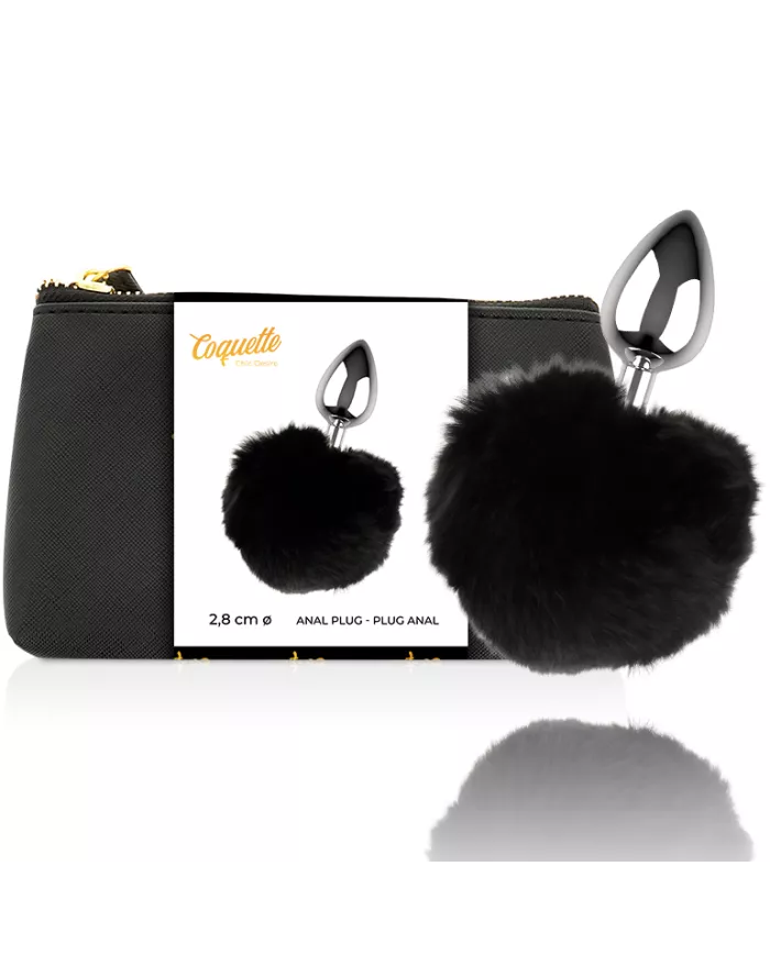 COQUETTE CHIC DESIRE - PLUG ANAL METAL TAILLE L 2.8 X 4.1 CM