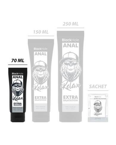 BLACK HOLE - GEL DE DILATATION ANALE À BASE D'EAU 70 ML