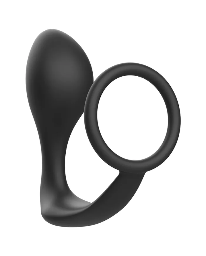 ADDICTED TOYS - PLUG ANAL AVEC ANNEAU EN SILICONE NOIR