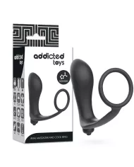 ADDICTED TOYS - PLUG ANAL VIBRANT AVEC ANNEAU PÉNIS