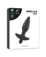 ADDICTED TOYS - MASSAGER PLUG ANAL AVEC VIBRATION NOIR