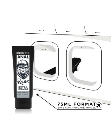 BLACK HOLE - GEL DE DILATATION ANALE À BASE D'EAU 70 ML