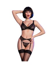CHILIROSE - CR 4692 ENSEMBLE QUATRE PIÈCES NOIR S