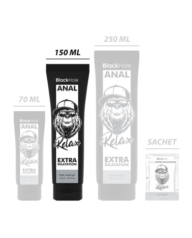 BLACK HOLE - GEL À BASE D'EAU DILATATION ANALE 150 ML