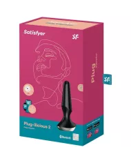 SATISFYER - VIBRATEUR PLUG ILICIOUS 2 PLUG NOIR