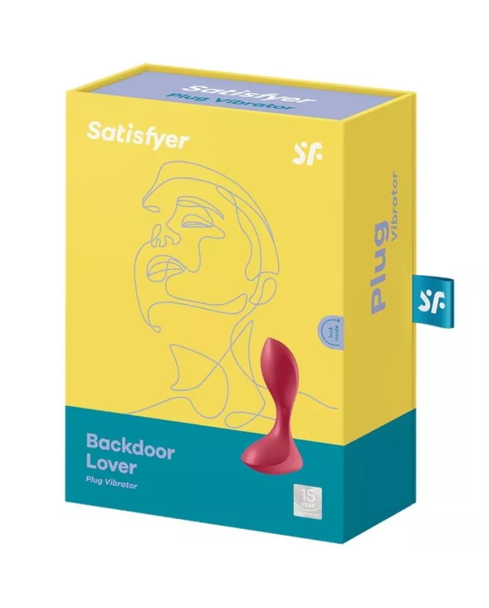 SATISFYER - BOUCHON VIBRANT BACKDOOR LOVER ROUGE SATISFYER - BOUCHON VIBRANT BACKDOOR LOVER ROUGE