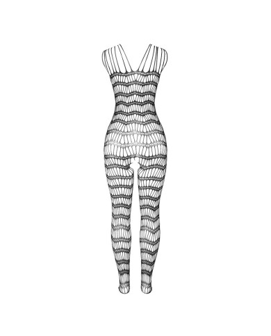 SUBBLIME - 951696 BODYSTOCKING RÉSILLE OUVERT AVEC BRETELLES SUR LES ÉPAULES NOIR TAILLE UNIQUE