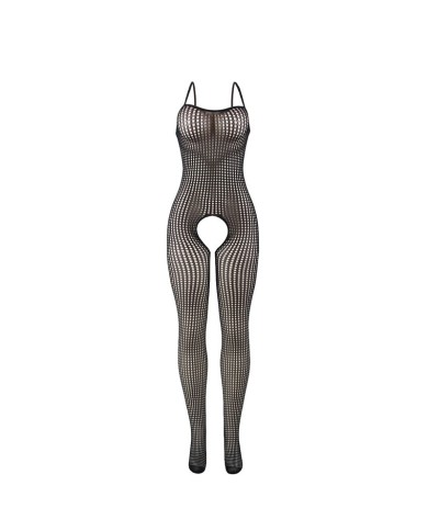 SUBBLIME - 951726 BODYSTOCKING NOIR EN RÉSILLE ÉLASTIQUE SANS FOURRURE TAILLE UNIQUE