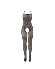 SUBBLIME - 951726 BODYSTOCKING NOIR EN RÉSILLE ÉLASTIQUE SANS FOURRURE TAILLE UNIQUE