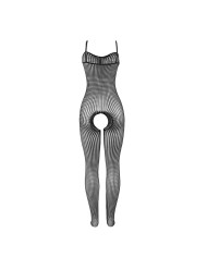 SUBBLIME - 951726 BODYSTOCKING NOIR EN RÉSILLE ÉLASTIQUE SANS FOURRURE TAILLE UNIQUE