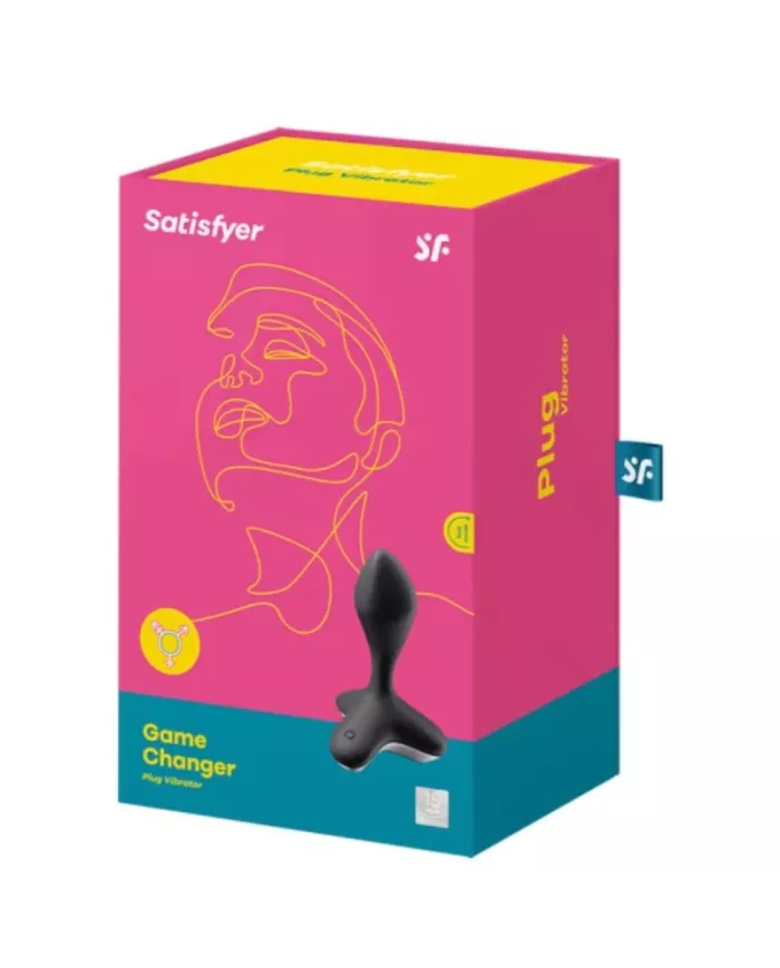 SATISFYER - VIBRATEUR  PLUG GAME CHANGER ROSE