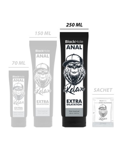 BLACK HOLE - GEL À BASE D'EAU DILATATION ANALE 250 ML