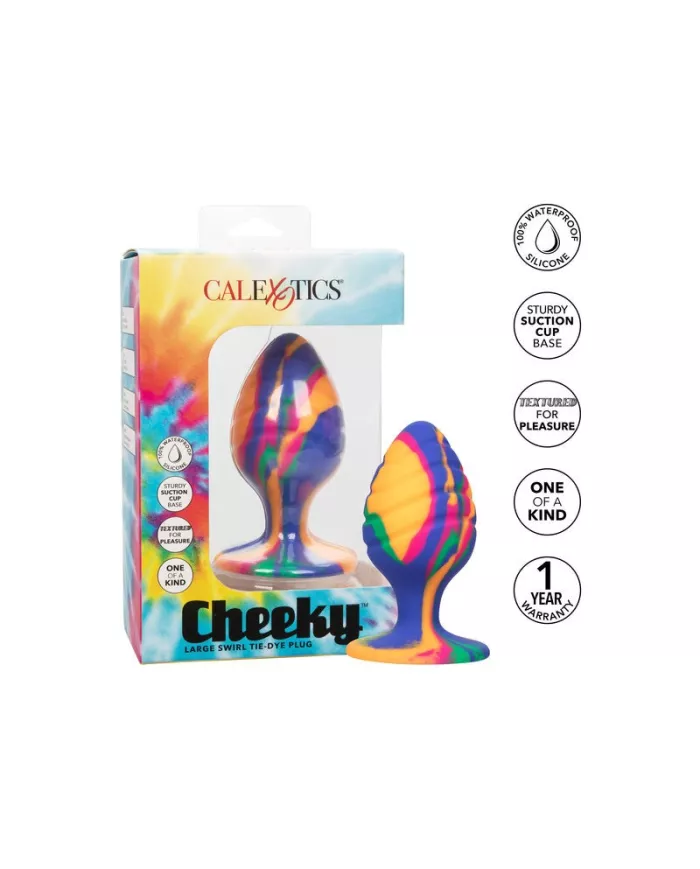 CALEXOTICS - CHEEKY GRANDE SWIRL PLUG ANAL CALEXOTICS - CHEEKY GRANDE SWIRL PLUG ANAL