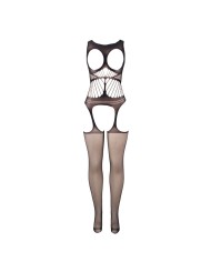 SUBBLIME - 951900 BODYSTOCKING RÉSILLE SANS FOURRURE AVEC COQUE ET ÉPAULES OUVERTES NOIR TAILLE UNIQUE