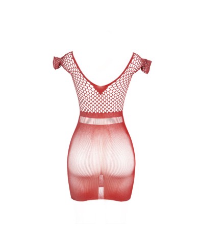 SUBBLIME - 951924 ROBE COURTE EN CROCHET ROUGE TAILLE UNIQUE