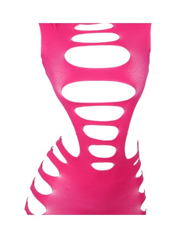 SUBBLIME - 952273 ROBE RÉSILLE ÉLASTIQUE MANCHES LONGUES ROSE TAILLE UNIQUE